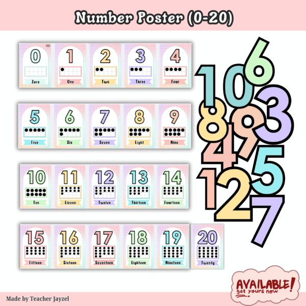 NUMBERS POSTER