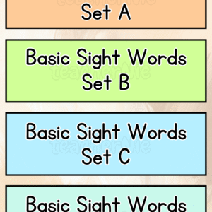 Basic Sight Words - Filipino