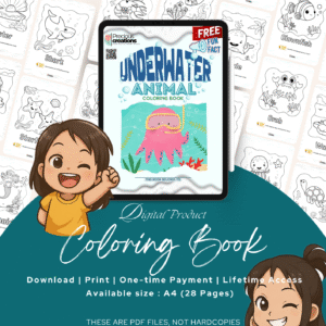 Underwater Animal Coloring Pages with Cool Trivia