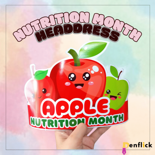 NUTRITION MONTH HEADDRESS TEMPLATE by Penflick