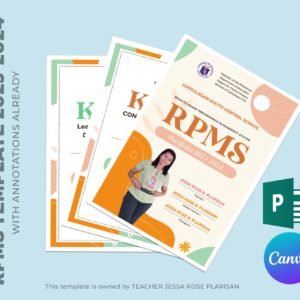 RPMS 2023-2024 Canva Template and Publisher File