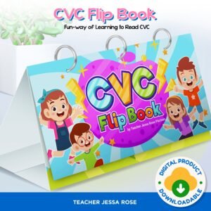 CVC Flip Book - Interactive and Fun-way of Learning CVC Words