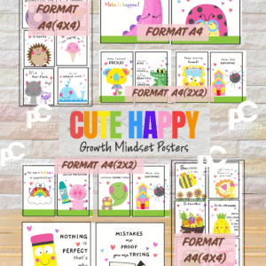 Cute Growth Mindset Posters
