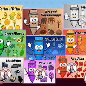 Color Discovery Chart – A Fun and Educational Wall Must-Have! 🖍️ Comes with free worksheet