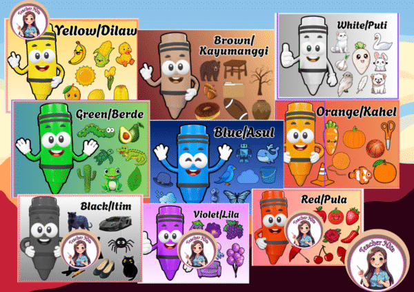 Color Discovery Chart – A Fun and Educational Wall Must-Have! 🖍️ Comes with free worksheet
