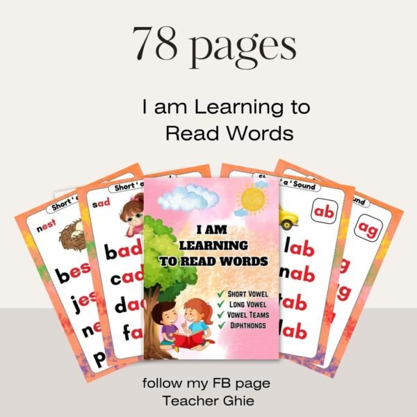 I am Learning to Read Words