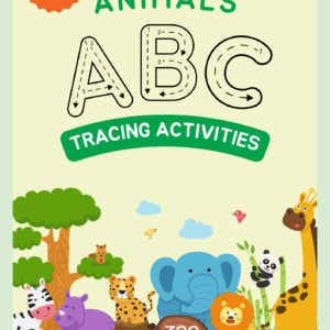 Cute Animals Alphabet Uppercase Tracing Activity