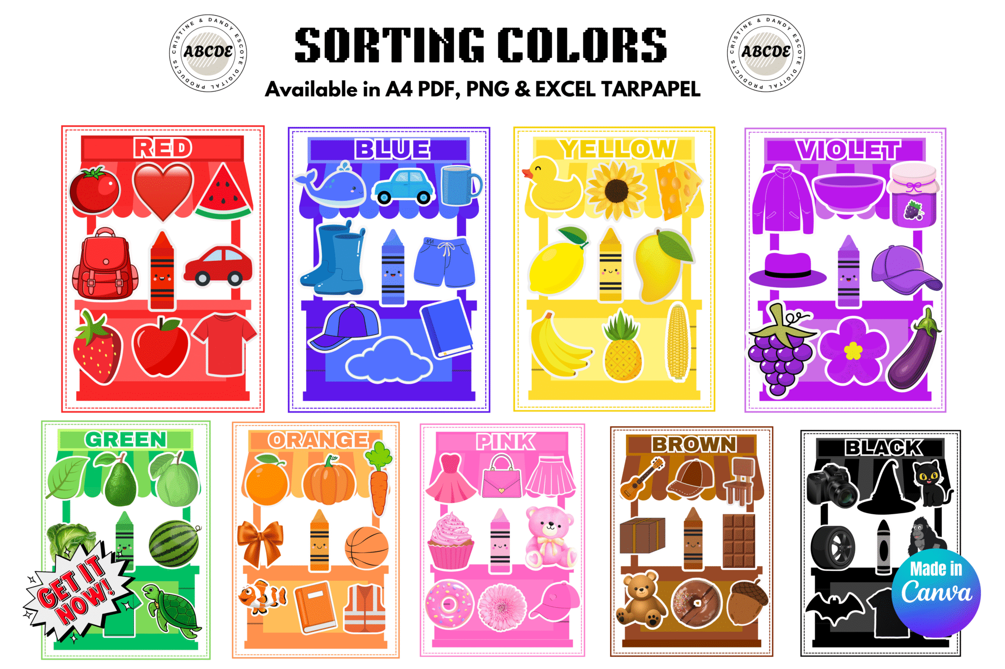 COLOR SORTING ACTIVITY - Kaguro Ph