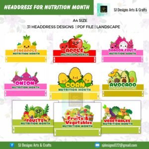 31 NUTRITION MONTH HEADDRESS DESIGNS