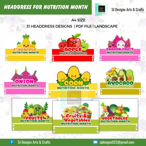 31 NUTRITION MONTH HEADDRESS DESIGNS
