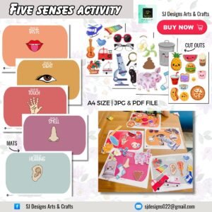 FIVE SENSES SORTING ACTIVITY