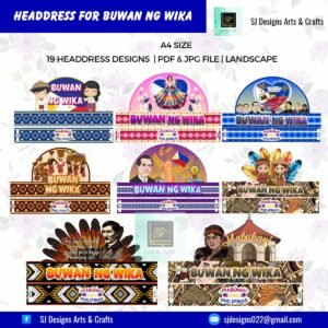 19 BUWAN NG WIKA HEADDRESS DESIGNS