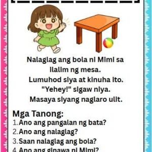 Maikling Kwento( Tagalog with Comprehension)