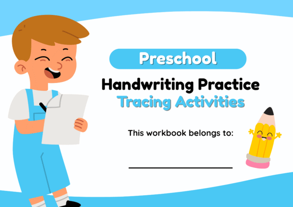 Handwriting practice workbook
