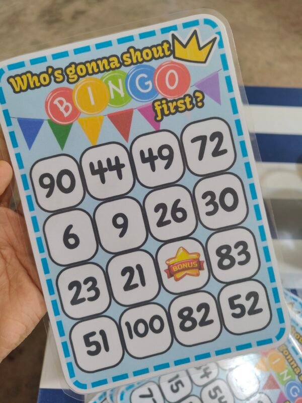 4x4 Bingo Cards 1-100