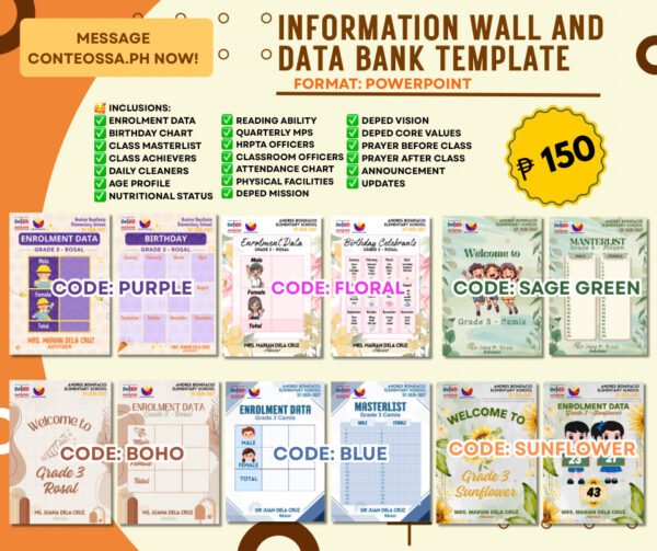 Information Wall and Data Bank Code: Purple-Orange
