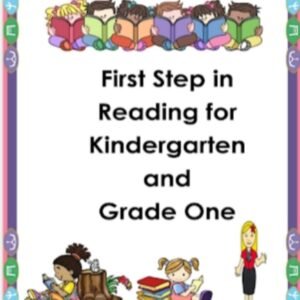 First Step in Reading for kindergarten and Grade 1 22 pages Downlable. via PDF//DRIVE