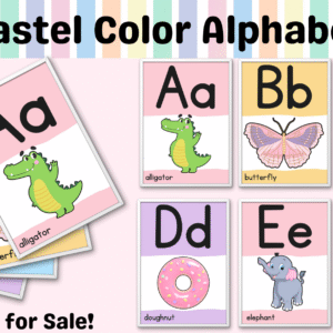 Pastel Color Alphabet