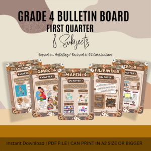 GRADE 4 FIRST QUARTER BULLETIN BOARD DISPLAY