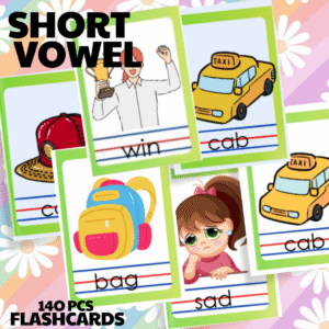 CVC FLASHCARD (140 PIECES)