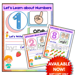 NUMBER CHART DETACHABLE