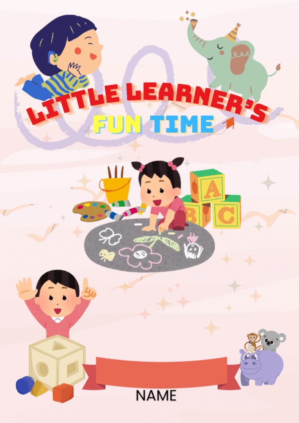 “Color , Trace & Learn: A Fun Start to ABCs and 123s”