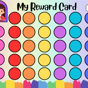 Kindergarten/ Grade 1 Reward Card