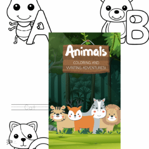 Animal Coloring and Writing Adventures