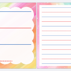 FREE WHITEBOARD WITH LINES FRONT & BACK
