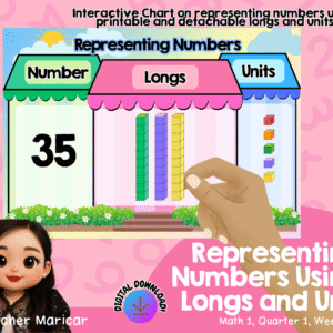 REPRESENTING NUMBERS USING LONGS AND UNITS INTERACTIVE CHART (Math 1, Quarter 1, Week 3)