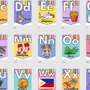 ALPHABASA ALPHABET INSPIRED FLASHCARDS