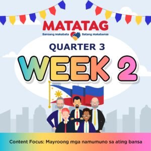 MATATAG - KINDERGARTEN - Quarter 3: Week 2