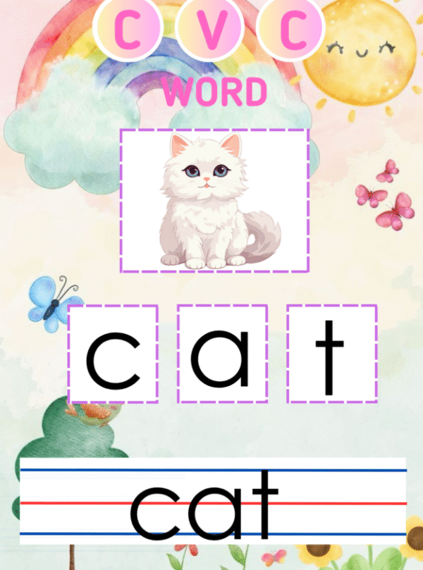 CVC Word Picture & Letter Match