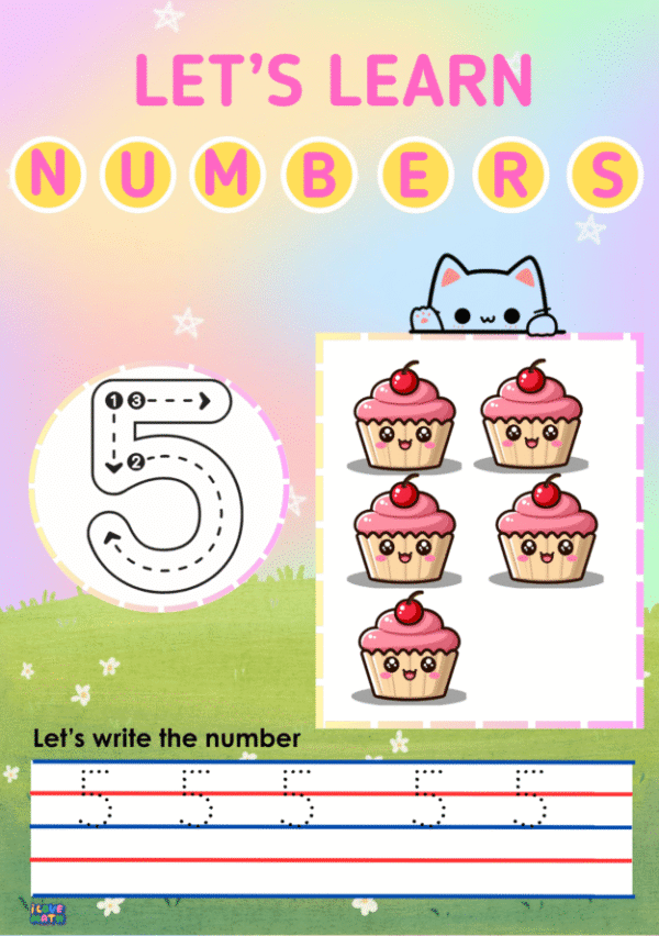 Lets Learn the number (Detachable Activity)