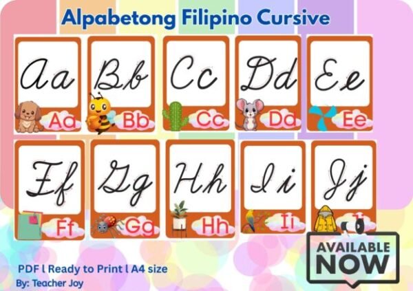 Alpabetong Filipino Cursive
