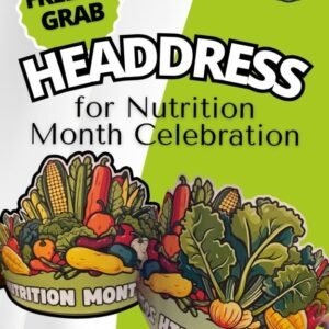FREE Nutrition Month Headdress Editable and Downloadable Templates