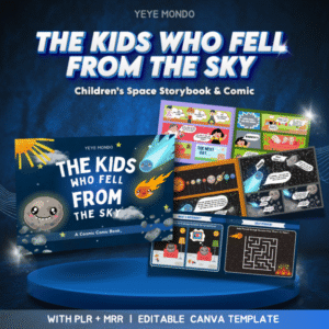 Children’s Space Storybook & Comic – The Kids Who Fell From the Sky | Yeye Mondo