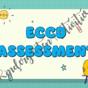 Kindergarten ECCD ASSESSMENT TOOL Softcopy- Digital Product