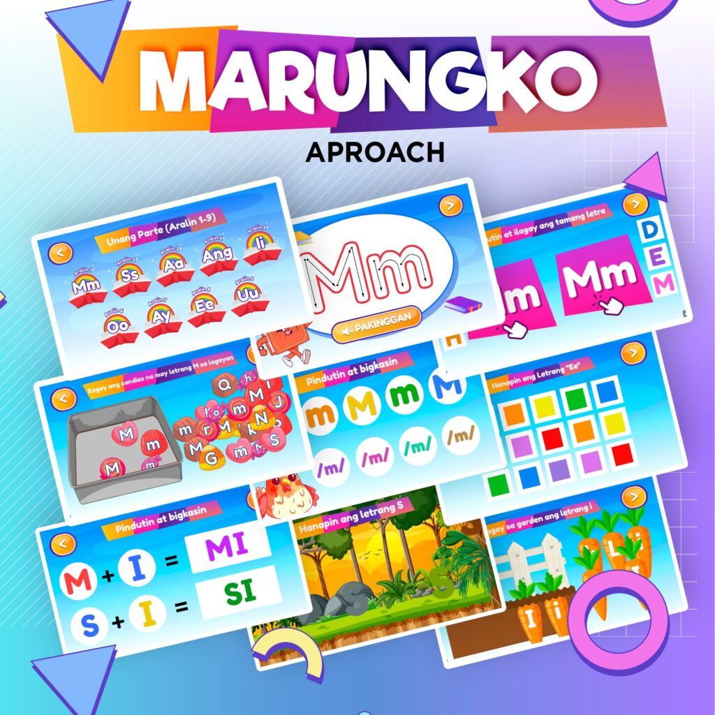 UNANG HAKBANG SA PAGBASA GAME – Offline HTML game – (Marungko Approach ...
