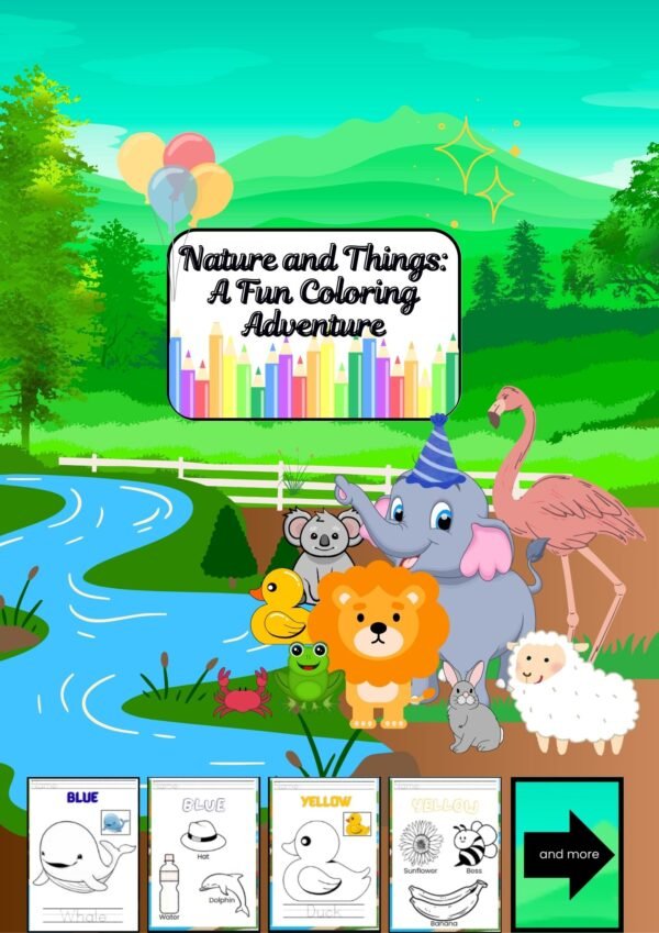 Nature and Things A Fun Coloring Adventure