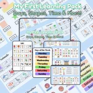 My First Learning Pack Days, Shape, Time And more (Learning Materials)