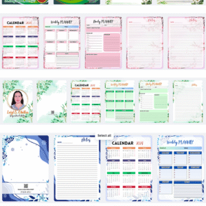 Customized Notebook Canva Editable Template