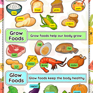 GO, GROW, GLOW FOODS