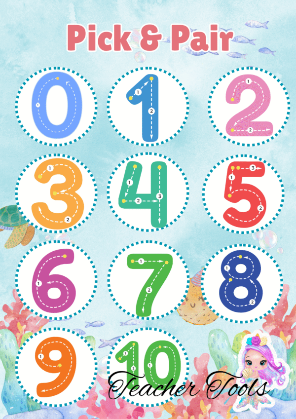Pick and Pair (Math Activity for kids)