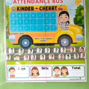 Attendance Bus editable in canva