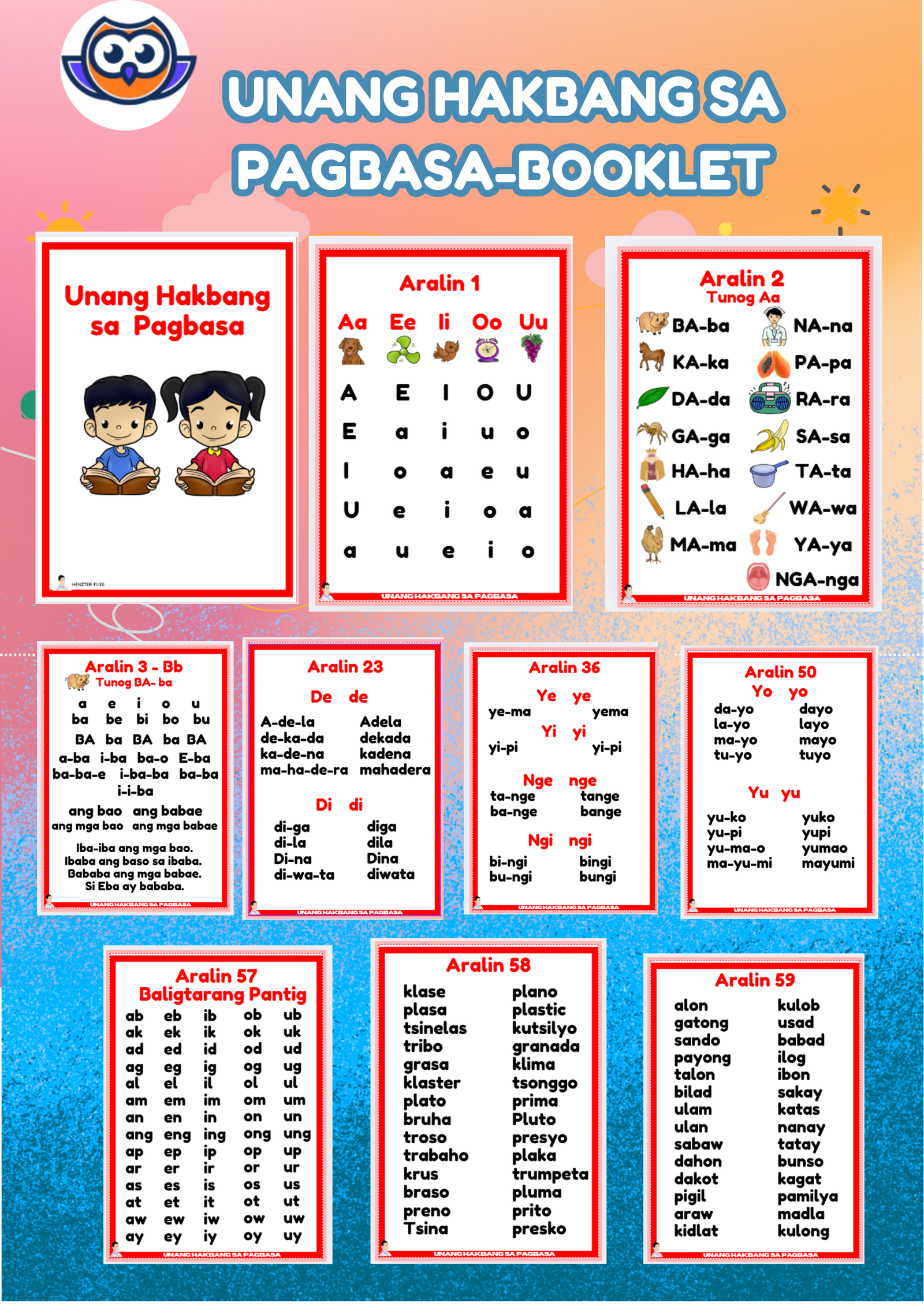BOOKLET-UNANG HAKBANG SA PAGBASA