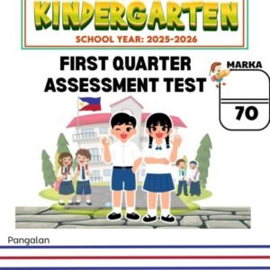 Kindergarten 1st Assessment/Periodical with TOS