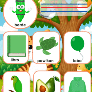 Color Chart detachable ( Tagalog)
