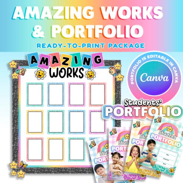 Amazing Works and Portfolio - READY TO PRINT FILE