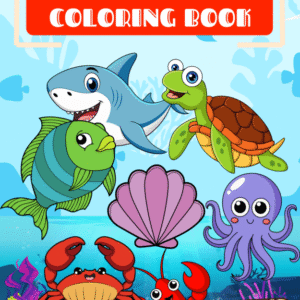 "Ocean Wonders: A Sea Creatures Coloring Adventure"